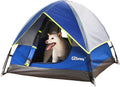 Tienda de campaña azul para perros GDanes - Cama portátil para perros de interior/exterior con almohadilla suave para perros grandes, 42 x 42 x 32 pulgadas