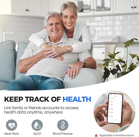 Anillo Inteligente BIEMHA Rastreador de Salud – Monitoreo Sueño, Ejercicio y Frecuencia Cardíaca