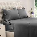 DREAMCARE Juego de Sabanas King 4 Piezas | Frescas, Bolsillo Profundo hasta 21'', Lujo de Hotel, Microfibra con Bolsillo Lateral (Gris Oscuro)