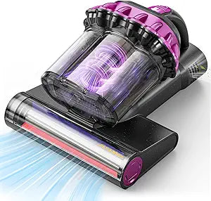 Flybroom – Aspiradora para Colchón 550W 18KPa | Luz UV-C | Sensor de Polvo Inteligente | Calor 65°C | Filtro HEPA | Portátil