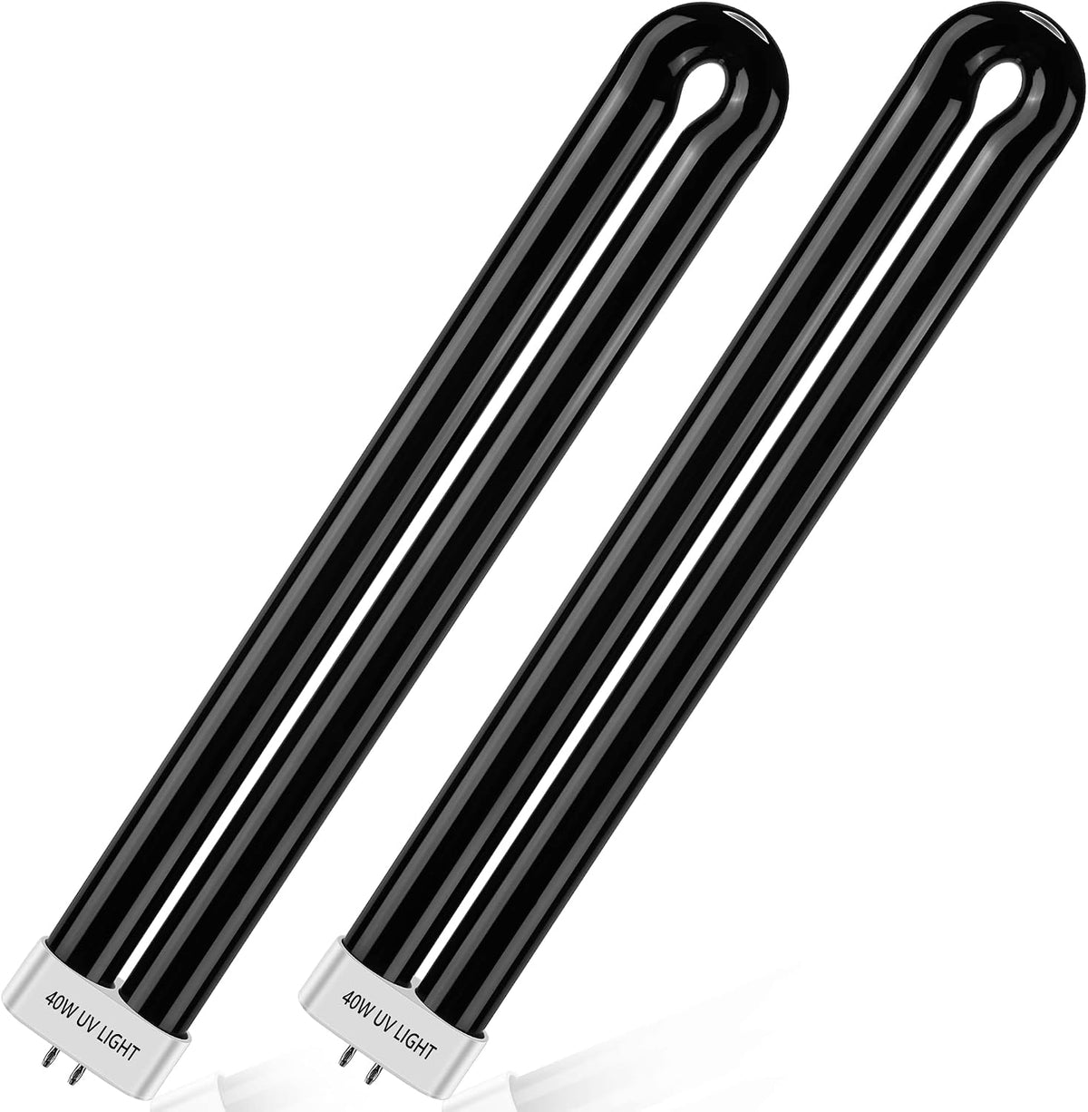 Kittmip 2 bombillas de repuesto para matainsectos eléctricos, bombilla negra de 40 W compatible con los modelos BZ-40DX, BZ-40MAX y BZ-40BLK de Black Flag.