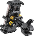 Soporte para teléfono IZCUZK para manillar de bicicleta, soporte para teléfono de motocicleta, soporte antivibración con absorción de impactos para bicicleta, scooter y motocicleta, compatible con iPhone, Samsung y smartphones de 4,7 a 7,2 pulgadas.