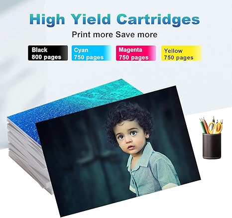Cartuchos de Tinta Sutuink 564 / 564XL Combo Pack 5 Unidades — Compatible con HP PhotoSmart, DeskJet y OfficeJet