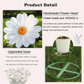 Flores Gigantes de Papel YOFNIRG – Margaritas Artificiales de 5.9 Pies, Decoración para Cumpleaños, Bodas, Graduaciones, Jardines y Vitrinas, Color Blanco
