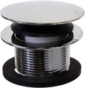 Tapón de desagüe para bañera Westbrass D398R-26 de 1-1/2" con rosca gruesa NPSM, tipo hongo, paquete de 1, cromo pulido