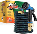 Flexi Hose Expandable Garden Hose con Boquilla 8 Funciones, 100FT