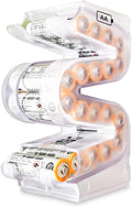 Organizador de pilas AA Battery Ladder (TM), para montaje en pared o apilable, primero en entrar, primero en salir (FIFO).