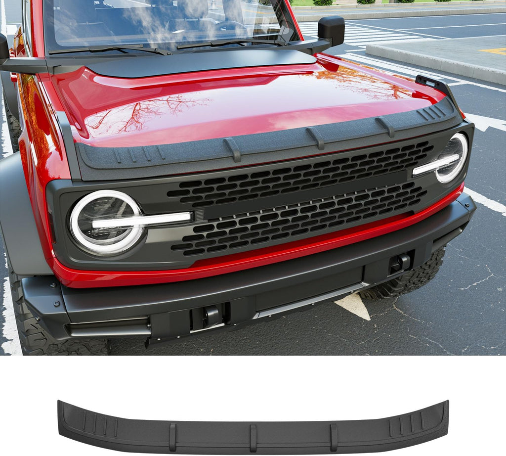 PRODUCTO  VIENE COMO SE MUESTRA EN LA SEGUNDA IMAGEN ) Protector de Capó powoq para Ford Bronco 2021-2026 | Deflector TPE Mejorado | Escudo de Repuesto para Accesorios Ford Bronco