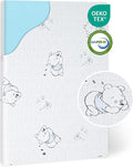 Colchón Pack and Play de 96 x 66 cm, doble cara, con funda de jacquard ultrasuave y espuma viscoelástica transpirable de gel. 