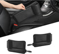 Car Seat Gap Filler Organizer 2 Pack, Car Seat Organizer with Cup Holders, 3-in-1 Removable Auto Organizer for Women, Universal Fit SUV Truck Fill The Gap Between Seats & Console(Black)