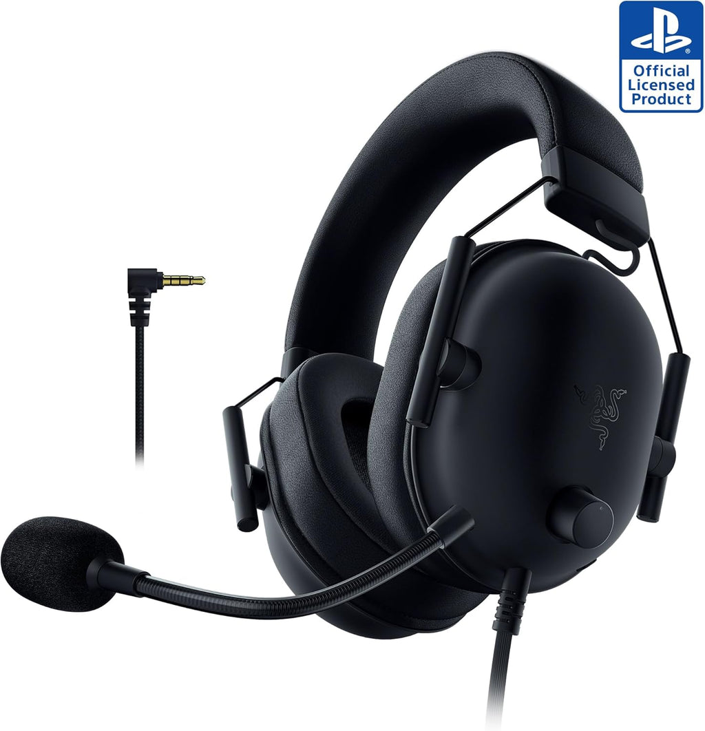 CONTIENE SOLO UNA PIEZA Audífonos Gaming Razer BlackShark V2 X para PlayStation | Drivers de 50mm | Micrófono Cardioide | Ligeros | Cómodos con Aislamiento de Ruido | Para PS5, Xbox y PC