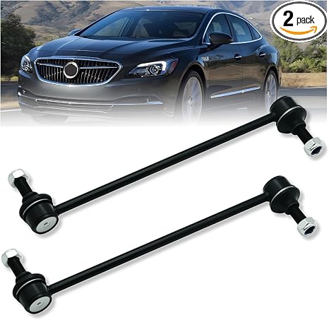 2 piezas K750660 eslabones de barra estabilizadora delantera compatibles con Buick 2012-2016 LaCrosse, 2012-2017 Regal, compatibles con Cadillac 2013-2019 XTS, compatibles con Chevrolet 2014