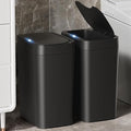 Papeleras Automáticas Vanpopubs 2Pack — Cubo de Basura Inteligente 2.7 Gal con Sensor de Movimiento, Tapa Automática y Sin Contacto, Negro