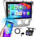 4GB RAM+64GB ROM Car Radio for Toyota Camry (2006-2011 with Manual A/C),10 Inch Camry Stereo Support Wireless Carplay&Android Auto, Bluetooth&Voice Control,FM Radio
