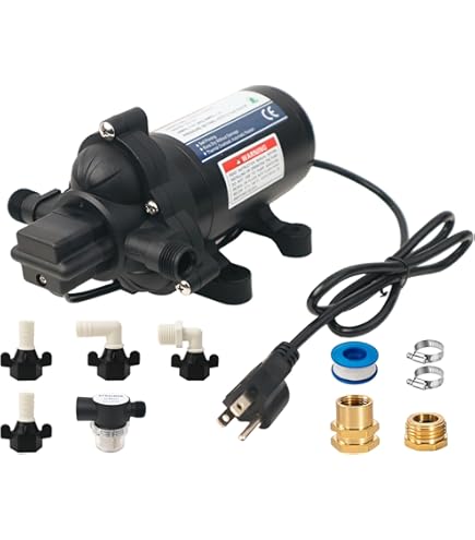 USADO bomba de agua automática de diafragma bajo demanda de la marca KENCIT (serie DPHC-T33 / F42).