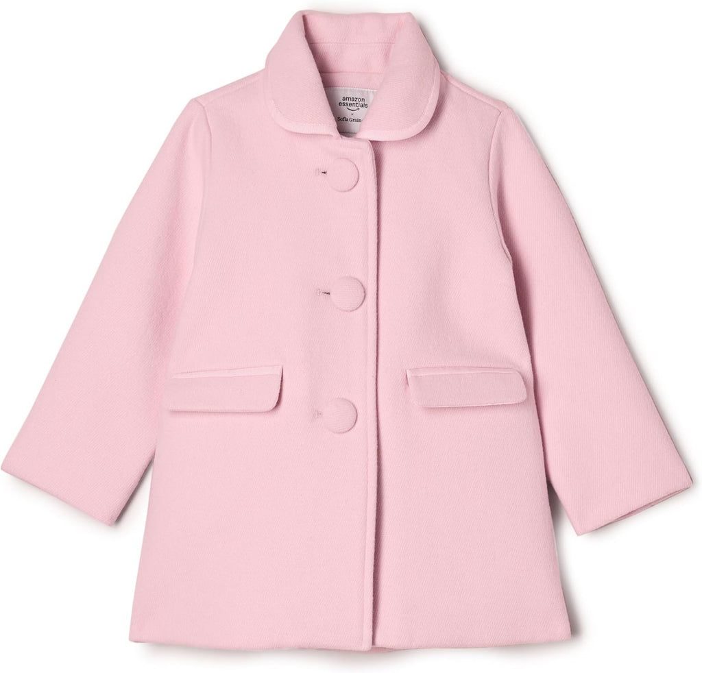 Abrigo de mezcla de lana para niñas pequeñas y bebés de Amazon Essentials x Sofia Grainge 