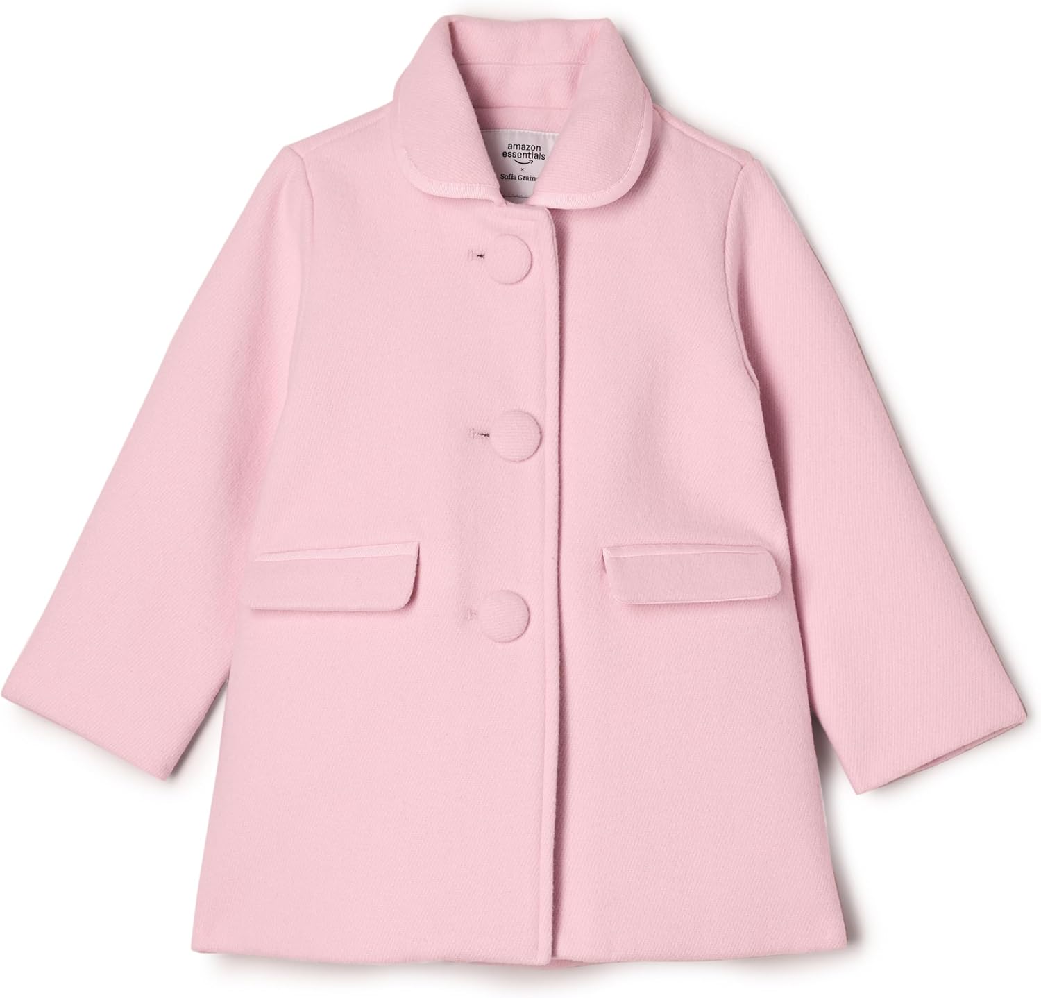 Abrigo de mezcla de lana para niñas pequeñas y bebés de Amazon Essentials x Sofia Grainge 
