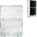 Soporte para teléfono Searoam para barco - Soporte para teléfono para salpicadero de barco, organizador para salpicadero de barco, soporte acrílico para teléfono móvil para barco, 1 unidad (material transparente)