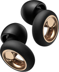 Tapones para los oídos con cancelación de ruido para dormir, tapones suaves de 45 dB para conciertos, tapones reutilizables para la reducción de ruido con 8 almohadillas, protección auditiva de silicona para el trabajo y los viajes (negro).