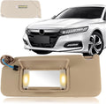 Visera solar de ambos lados del conductor y pasajero compatible con Honda Accord 2008, 2009, 2010.