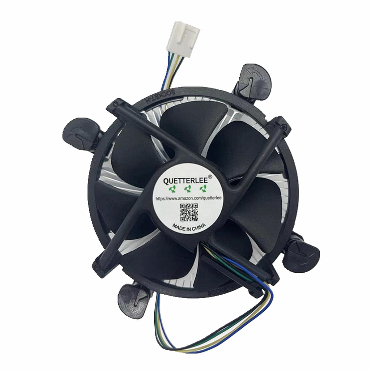 Disipador con Ventilador CPU para Intel i3/i5/i7 LGA 115x — Enfriamiento Eficiente 4-PIN
