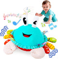 Juguete Bebé Cangrejo Musical Gateador 12-18 Meses | 50 Canciones y Grabación | Sensorial Interactivo Tummy Time