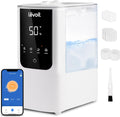 Humidificador Inteligente LEVOIT OasisMist 4.5L – Vapor Frío y Caliente, Humedad Automática, Aceites Esenciales, Silencioso, Para Habitaciones Grandes