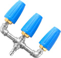Boquilla turbo giratoria de 360° con conector rápido de 1/4", orificio de 2.0, boquilla turbo 3 en 1, 4000 PSI.