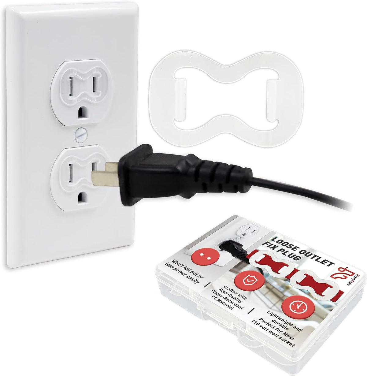Reparador de Tomacorrientes Flojos Pack x15 — Asegura la Conexión Eléctrica, Evita Caídas y Cortes de Luz