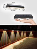 Luces solares para valla al aire libre, 2700/4000/6000K