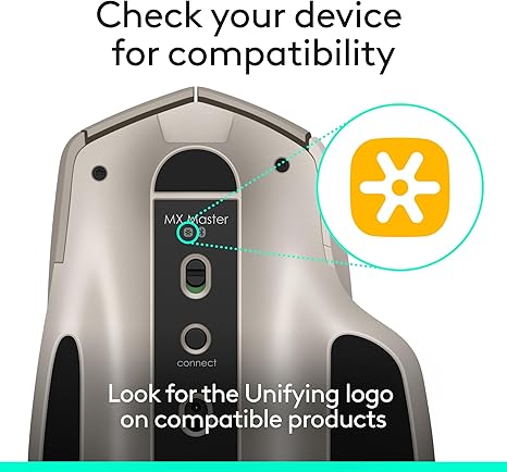 Logitech Receptor unificador, tecnología inalámbrica de 2.4 GHz, enchufe USB compatible con todos los dispositivos Logitech Unifying como mouse y teclado inalámbricos, PC, Mac/portátil, color negro
