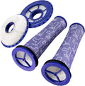 Kit de 4 filtros de repuesto compatible con las aspiradoras Dyson DC41, DC65, DC66, UP13, UP20 Animal, Multi Floor y Ball. Reemplaza las piezas n.° 920769-01 y 920640-01. Incluye 2 filtros HEPA de postfiltro y 2 filtros de prefiltro.