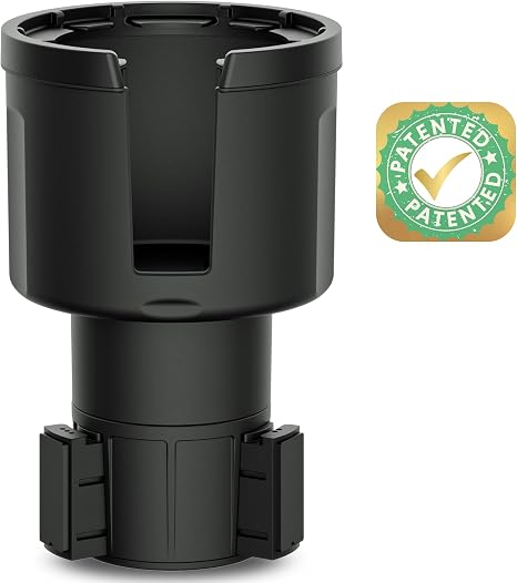 Expansor de Portavasos para Automóvil - Adaptador que Soporta: Hydro-Flask, Yeti, Nalgene, Owala, Botellas de Agua Grandes (32 40 oz) - Extensor de Inserto Expandible