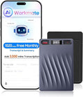 RECPOINT Grabadora de Voz con IA – Transcripción Automática, 64GB, 30H de Batería y Cancelación de Ruido