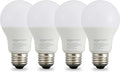 Bombilla LED Inteligente Amazon Basics A19 – Pack de 4, 9W/60W, 2700K, Regulable, Compatible con Alexa