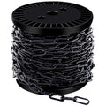 USADO Cadena Metalica Decorativa 50 Pies 1/12 Pulgada | Cadena Negra Uso Ligero para Colgar Plantas, Canastas, Lamparas y Candelabros (2mm, 50 Pies)