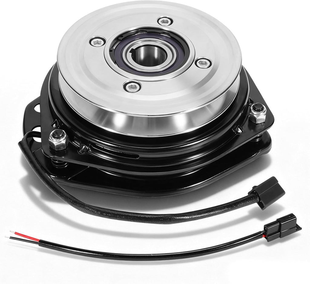 Embrague eléctrico de toma de fuerza para cuchilla Lazenta TCA15800 de 300 ft-lb, compatible con John Deere ZTrak 737 (SN 040001+), 757 (SN 040001+), 777 (SN 030001+), 797 (SN 030001+), con polea de fundición sólida y rodamiento de alta resistencia.