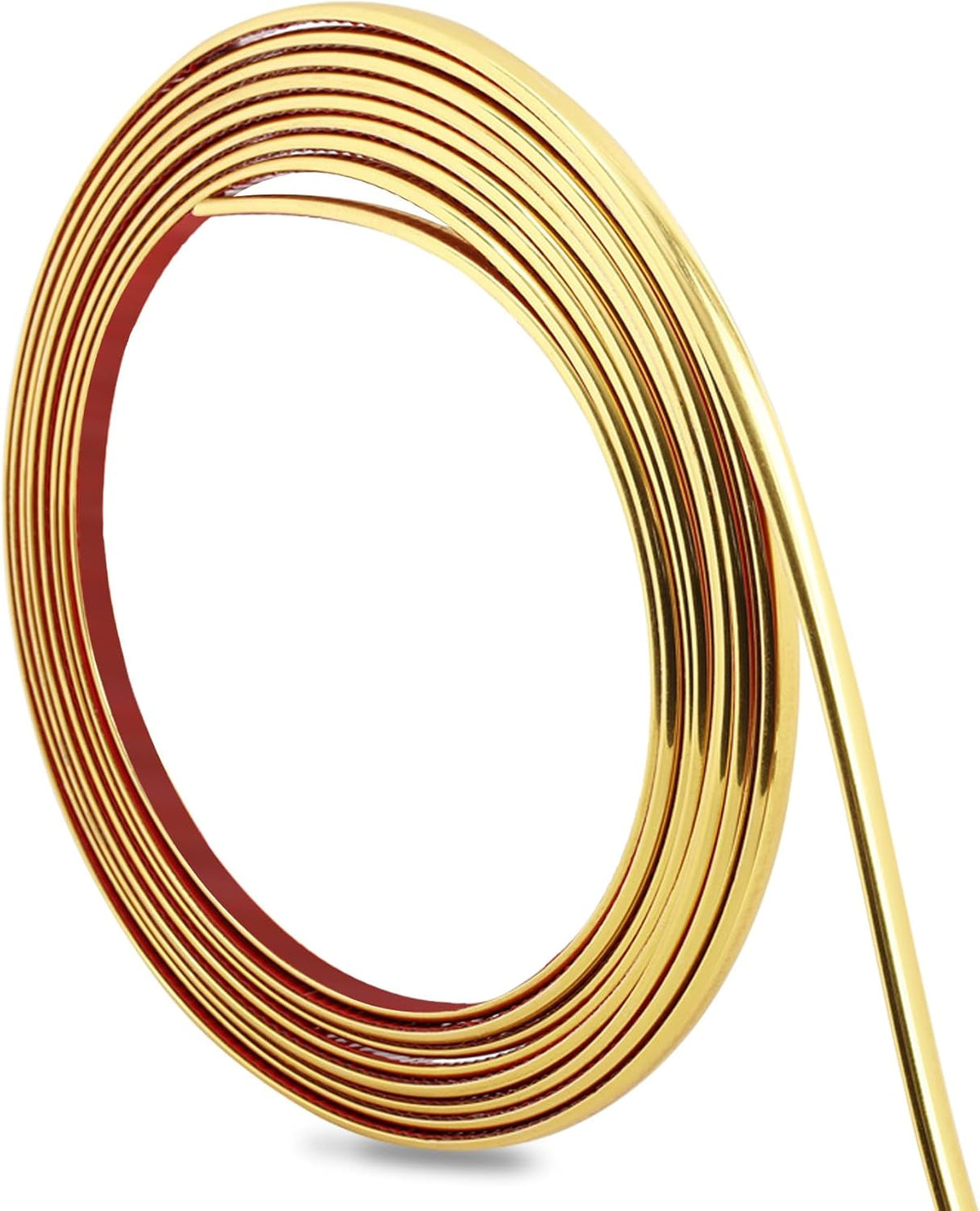 Hungbak Moldura Adhesiva Decorativa Dorada 5m x 1cm – Acabado Premium para Paredes y Muebles