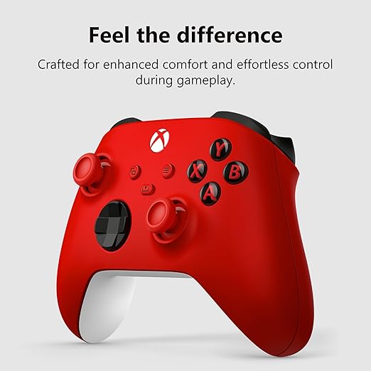 Xbox – Control Inalámbrico Gaming 2025 | Pulse Red | Compatible con Xbox, Windows, Android, iOS, Smart TV y VR