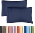 Juego de 2 fundas de almohada Queen – Fundas de almohada ultrasuaves de calidad de hotel – Ropa de cama cómoda y acogedora para mujeres, hombres, niños y adolescentes – Protectores de almohada