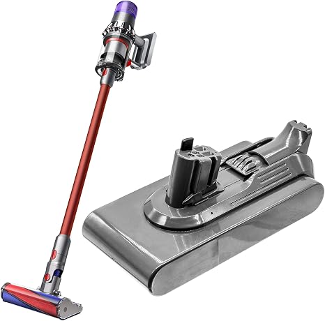 Batería de Repuesto 6000mAh 25.2V para Dyson V11 y V15 QUASYREALIM – Instalación Click-in, Compatible con Extra, Absolute, Animal, Torque Drive y Outsize