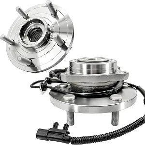 ILONPA 513273 Rodamiento y Cubo de Rueda Delantera 2 Piezas | Chrysler Town & Country, Dodge Grand Caravan, VW Routan | Con ABS
