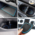 Alfombrillas antipolvo para puertas de Subaru Crosstrek 2018 2019 2020 2021 2022 2023 y Subaru Impreza 2018-2023. Insertos para revestimientos de puerta, portavasos, consola