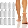 Juego 12 Limas Pie Callos Acero Inoxidable, Raspador Pedicura Piel Dura, Para Pies Mojados y Secos