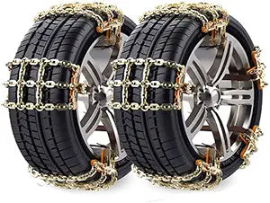 Cadenas de Nieve para Llantas Datanly Ajustables ⚠️ IMÁGENES DE REFERENCIA — Ver Imágenes Reales, 235-315mm, SUV y Pickup