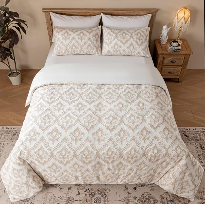 Edredón con Clip Meadow Park – Cama Matrimonial, Suave y Fácil de Fijar