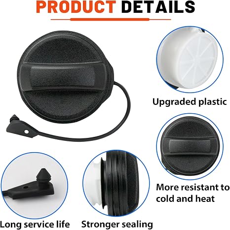 Tapa de Combustible LR178173 – Compatible Range Rover Evoque 2014-2021, Sport 2015-2021, Velar 2018-2021, Discovery Sport 2017-2021 y Defender – Color Negro (LR138720)
