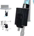 Correa de montaje JJC para batería externa en trípode para fotografía de larga duración, correa de soporte para flash remoto/externo para fotógrafos y videógrafos, correa de soporte para disco duro/alimentación de computadora/smartphone
