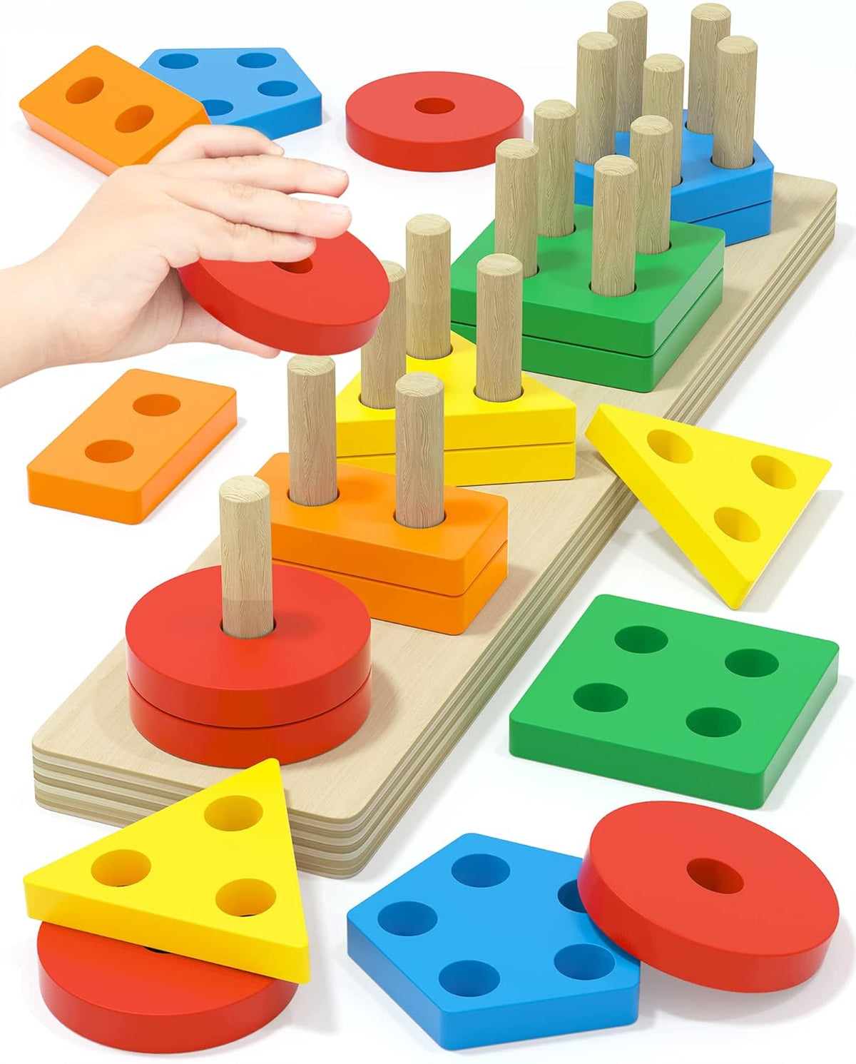 Juguetes Montessori de Madera para Niños de 1 a 3 Años – YETONAMR