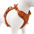 Sunraymascota No Pull Dog Harness, Puppy Vest with Front Clip for Small Medium Large Sized Dog(Carmel Brown,M)